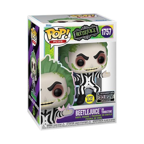 Pop! Movies Plus: Beetlejuice- Beetlejuice On Tombstone (Entertainment Earth Exclusive)