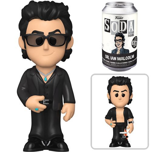 Funko Soda: Jurassic Park- Ian Malcolm with Chase - CLEARANCE