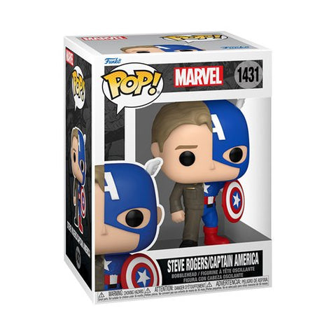 Pop! Marvel: Split- Steve Rogers/Captain America