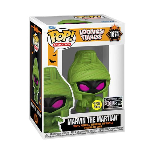 Pop! Animation: Looney Tunes: Marvin the Martian (Mummy) (Glow in the Dark) (Entertainment Earth Exclusive)