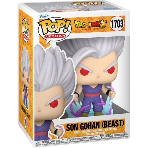 Pop! Animation: Dragon Ball Super (Super Hero)- Son Gohan (Beast) with Chase