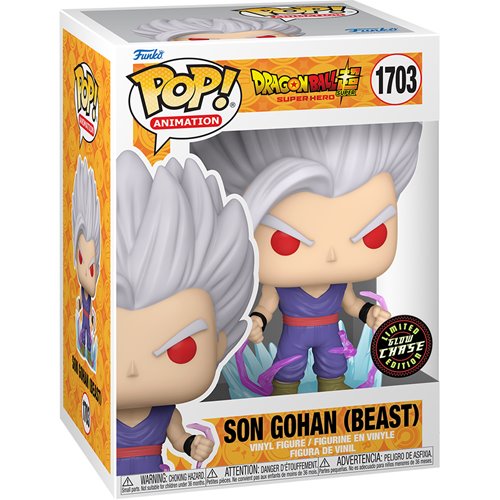 Pop! Animation: Dragon Ball Super (Super Hero)- Son Gohan (Beast) with Chase